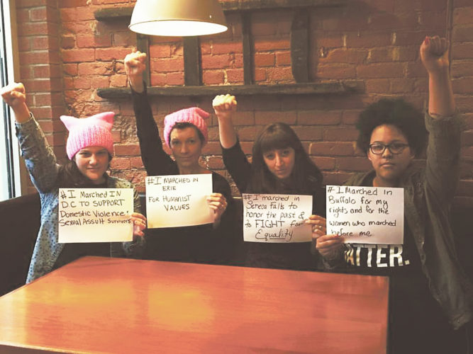 Photo submitted to Times Observer From left, Mary Hetrick, Karen Hansen, Vanessa Weinert, and Brianna Harris.